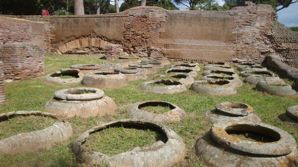 Dolia interrati Ostia Antica