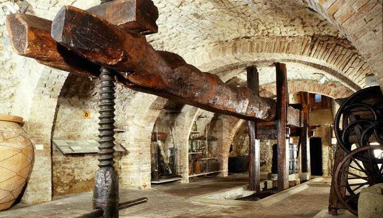 Torchio monumentale Museo del vino di Torgiano (Pg)