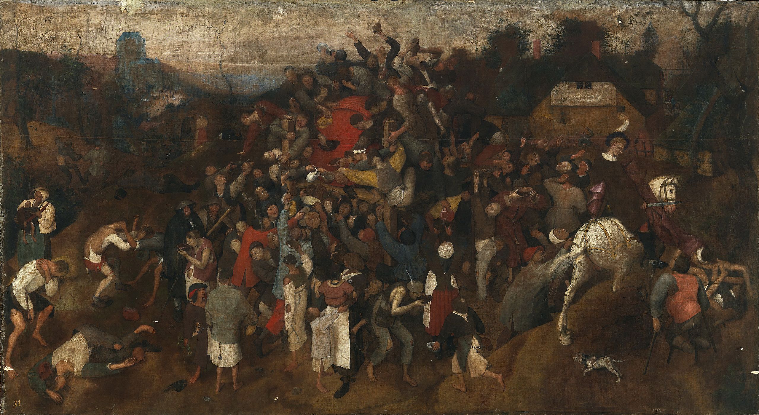 Pieter Bruegel il Vecchio, La Festa di San Martino