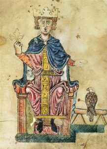 Federico II di Svevia miniatura
